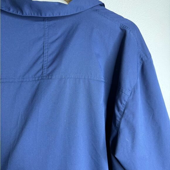 Under Armour ole miss short sleeve button down shirt men’s size XL blue - Picture 3 of 9